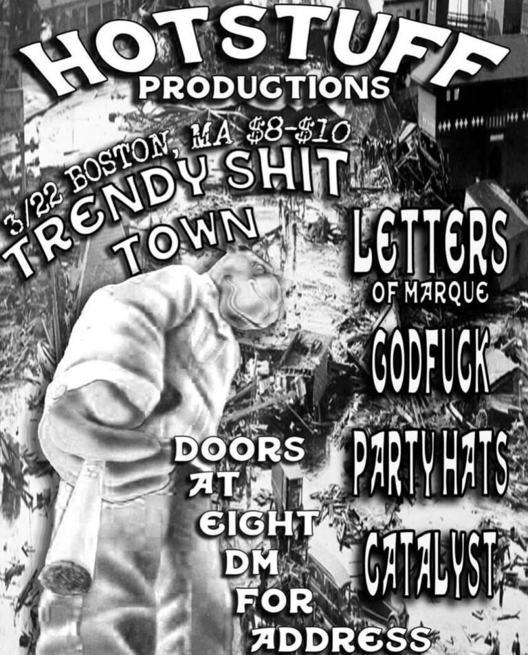 A Night at Boston Punk Venue Trendy Shit Town