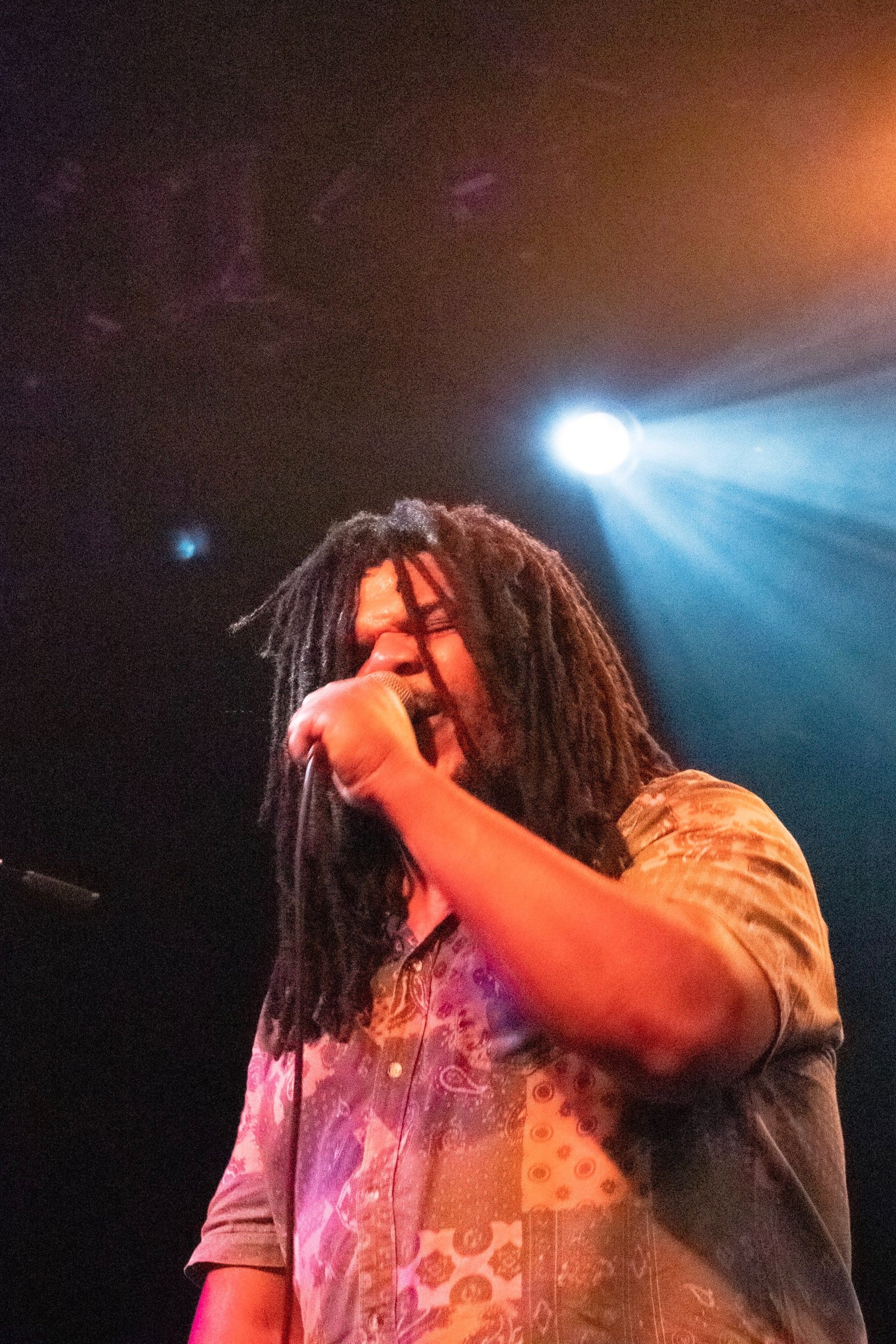 Mannequin Pussy’s Colins “Bear” Regisford finishing the show with a solo performance 