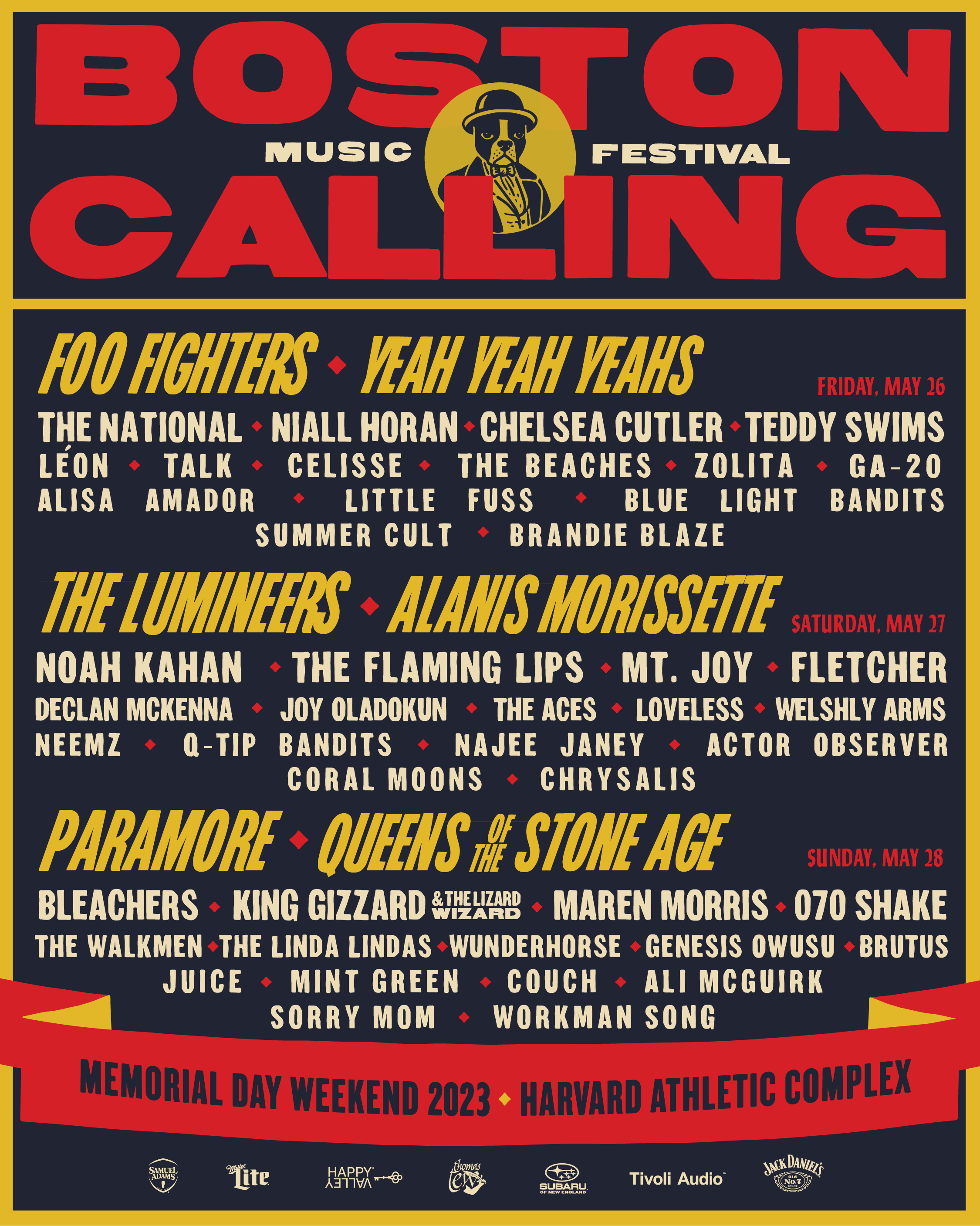   Boston Calling Music Festival’s 2023 Lineup  