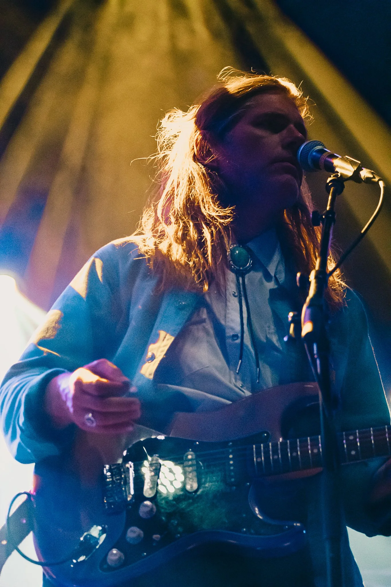   Eric D. Johnson of Fruit Bats performing at the Royale. Photo courtesy of Ally Giust  