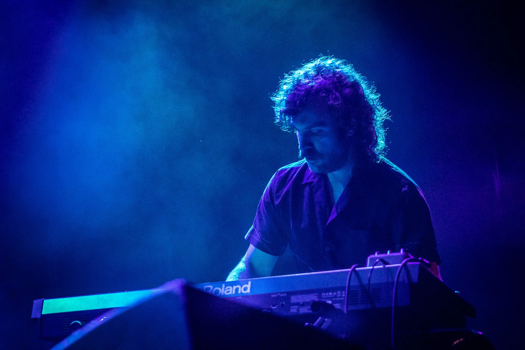   Frank Locrasto of Fruit Boys performing at the Royale. Photo courtesy of Ally Giust  