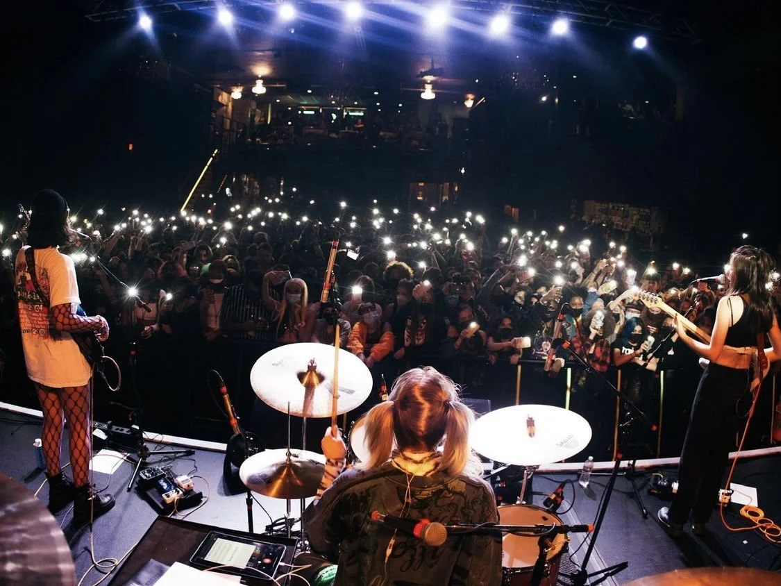  Kid Sistr performs to a crowd of enthusiastic fans. Photo courtesy of Kid Sistr  