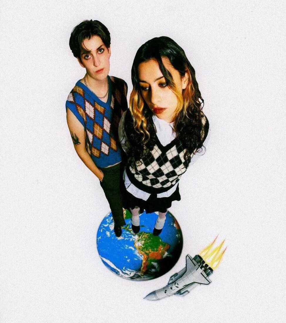  (L to R) Guitarist Claire Altendahl and vocalist India Shore make up indie-pop duo Boyish  All images courtesy of Anna Koblish //  @annakoblish  